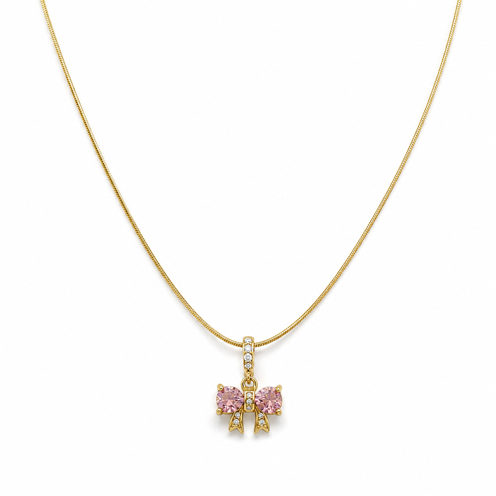 Velvet Bow Dream Necklace
