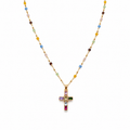 Prismatic Crosslight Necklace