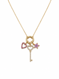 Dreamy Heart & Key Necklace