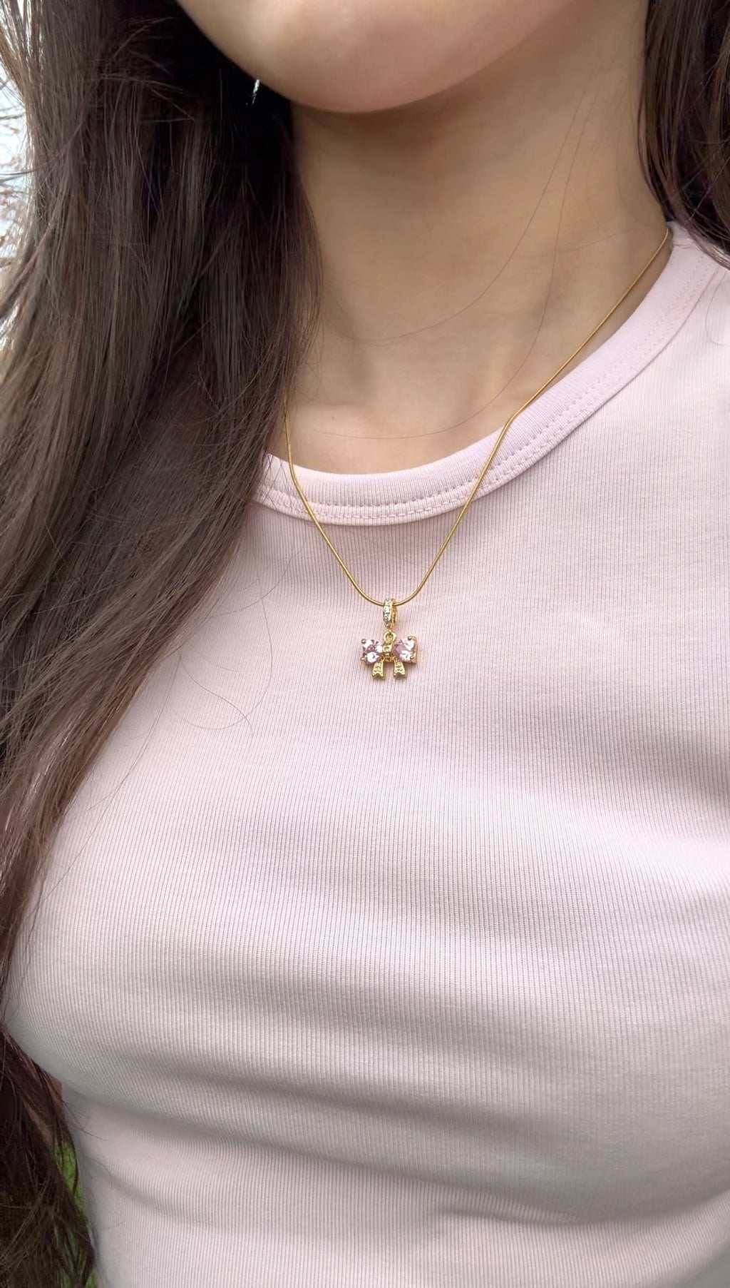 Velvet Bow Dream Necklace