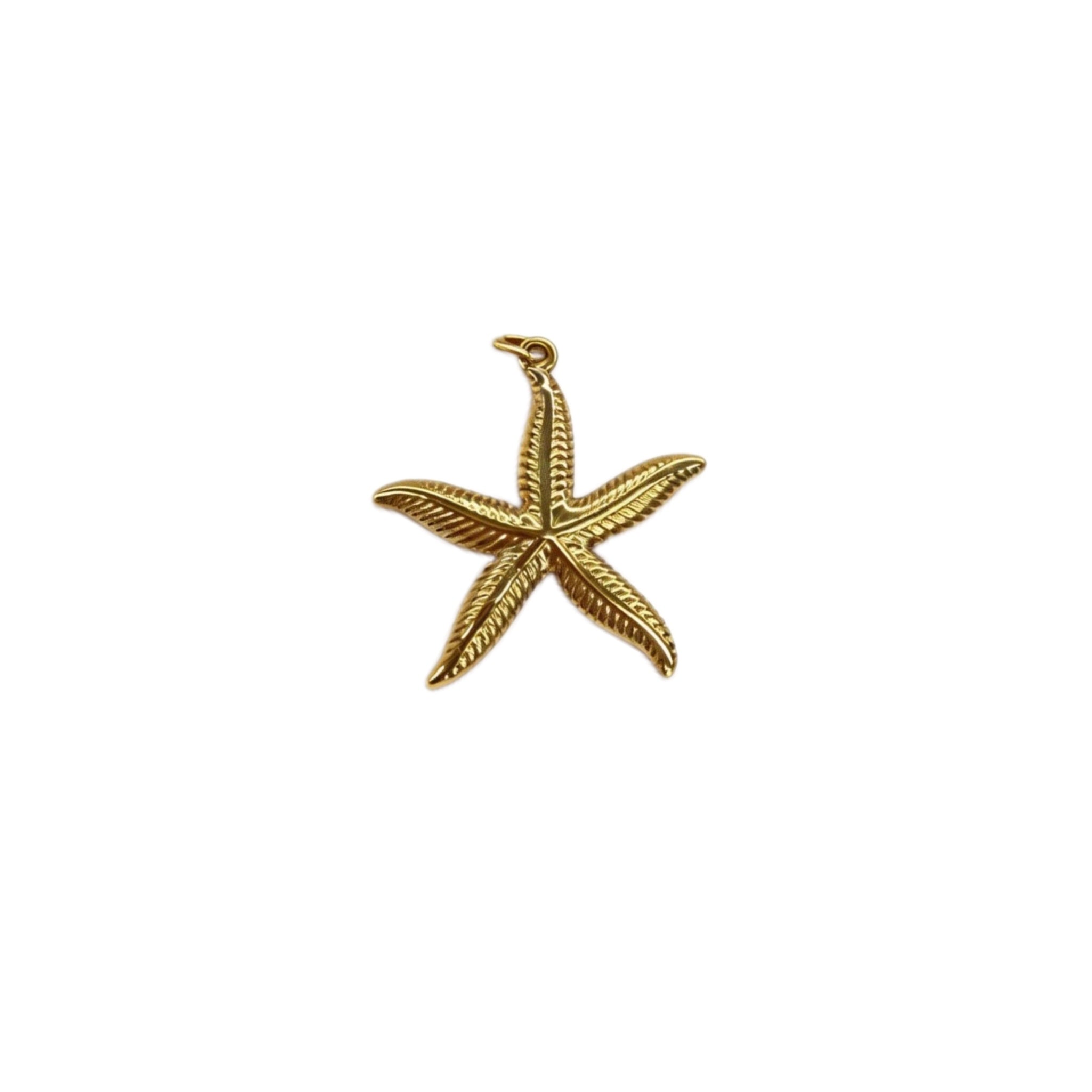 Golden Starfish Charm