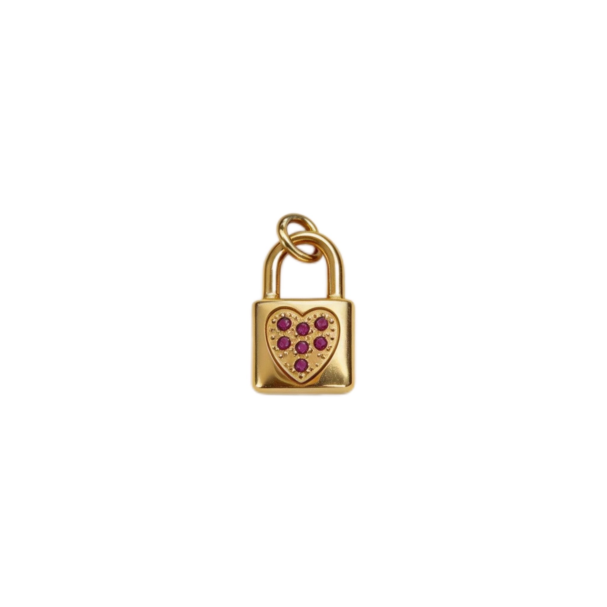 Love Padlock Charm