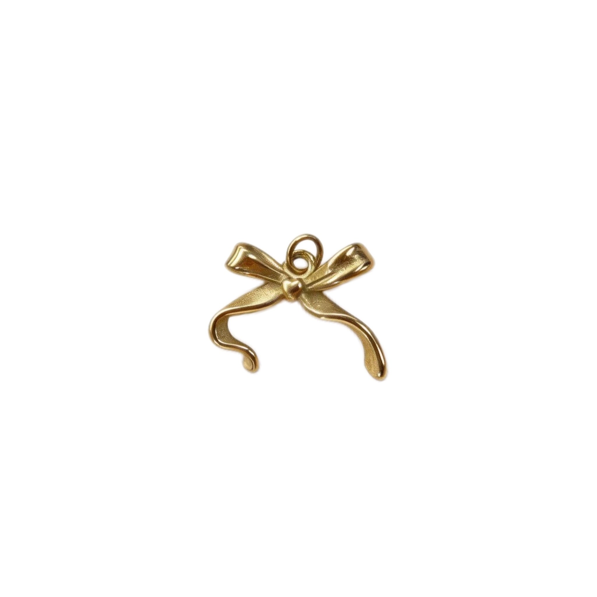Golden Tie Charm