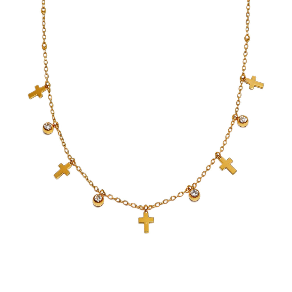 Faith Whisper Cross Necklace