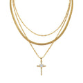 Saintlight Layer Cross Necklace