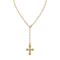 Crystal Rosary Necklace