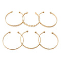 Golden Bloom Set Bracelet