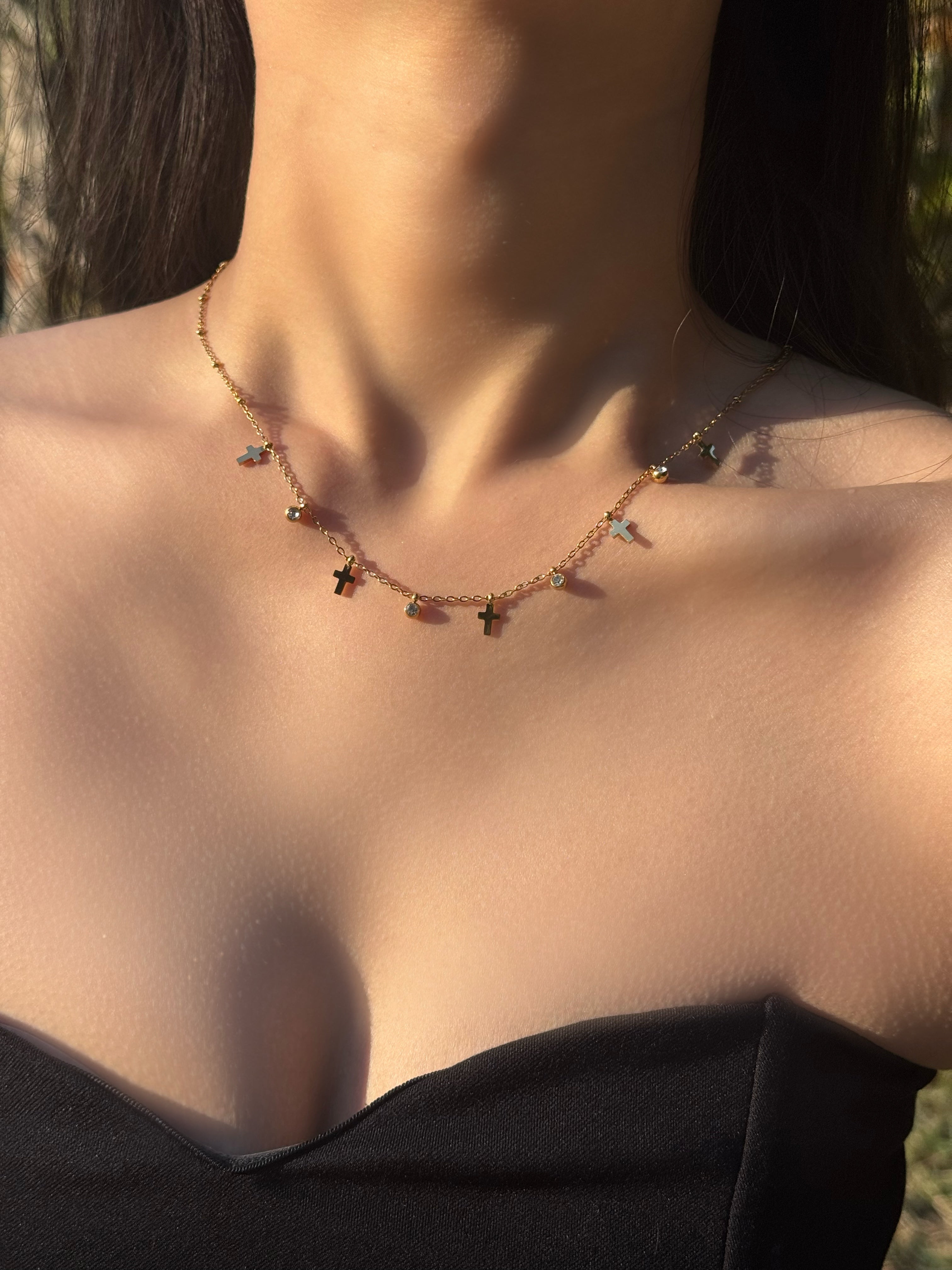 Faith Whisper Cross Necklace