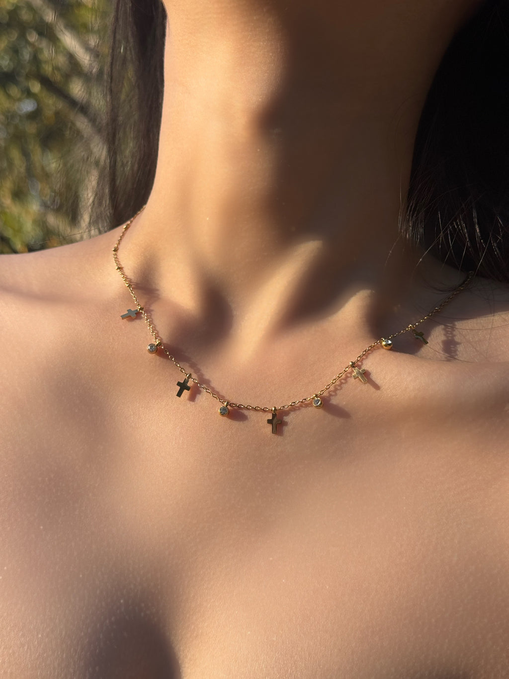 Faith Whisper Cross Necklace