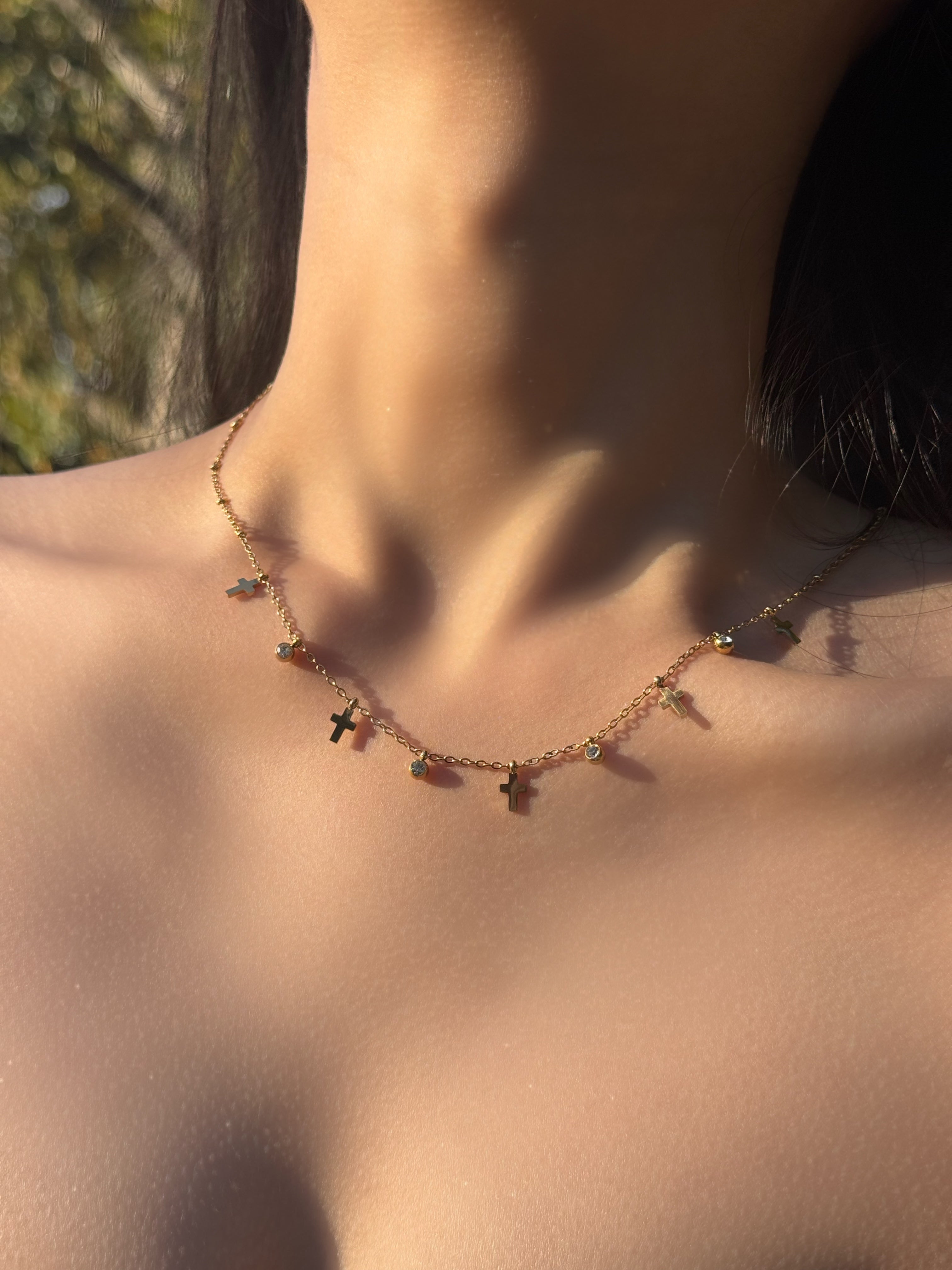 Faith Whisper Cross Necklace