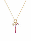 Star Rainbow Drop Necklace